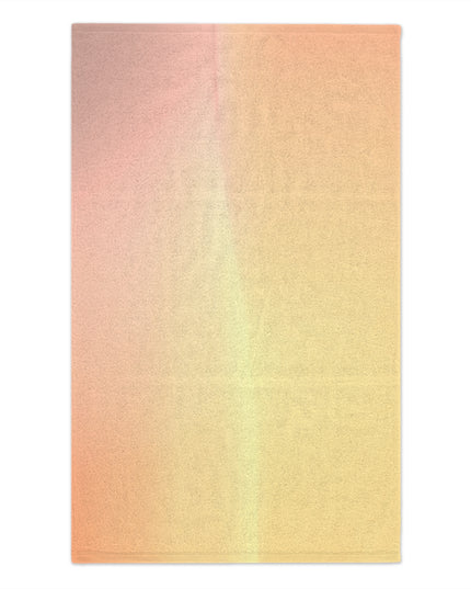Hot Peach Fade Rally Towel, 11" x 18"