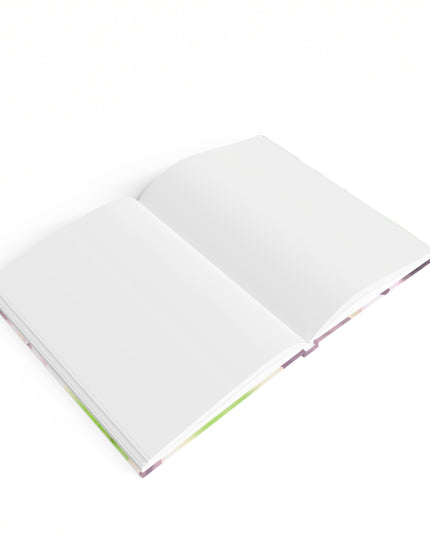 Lime Lavender Floral Bunch Journal - 128 Blank pages, 5" x 7"