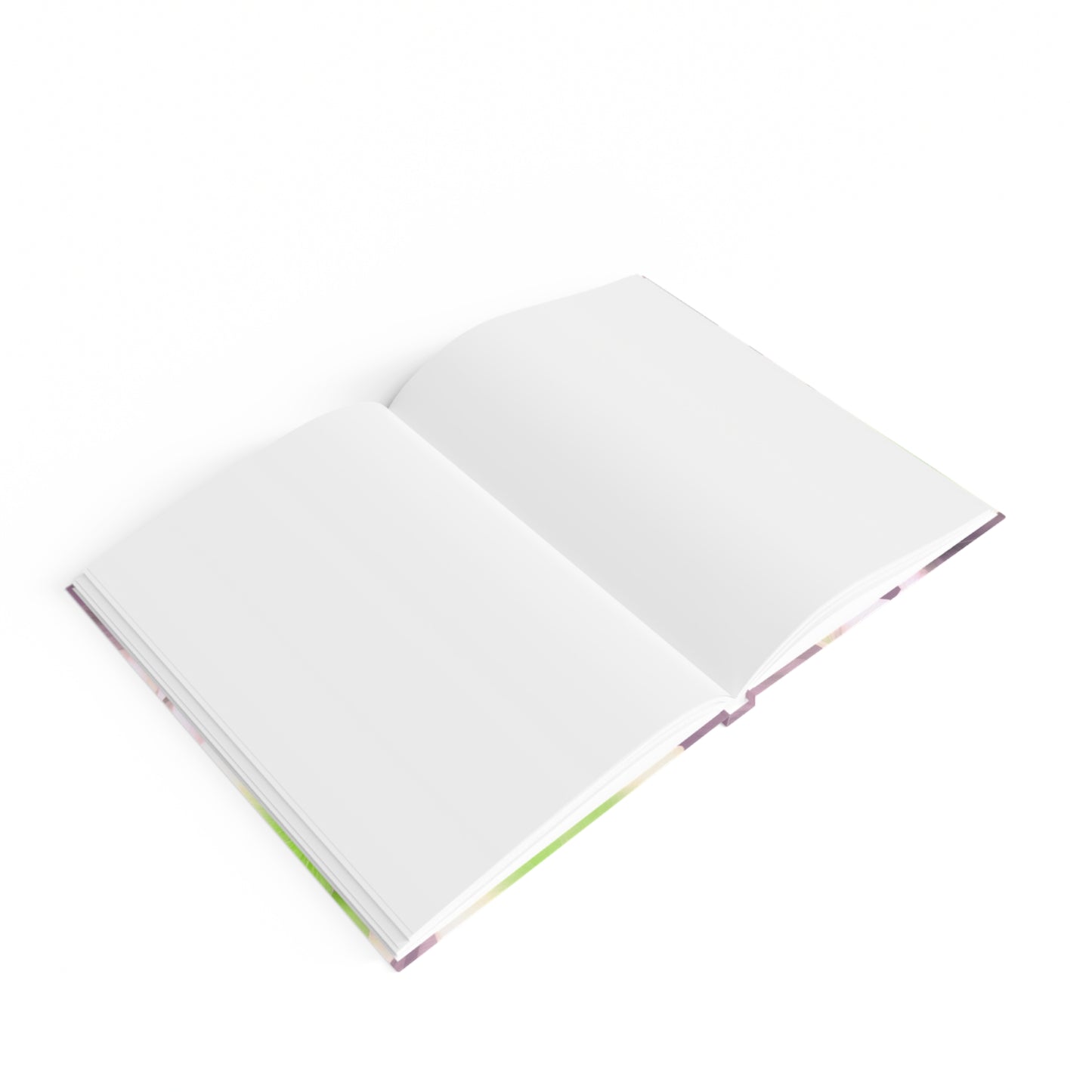 Lime Lavender Floral Bunch Journal - 128 Blank pages, 5" x 7"