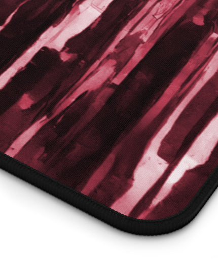 Striped Ruby 16" x 32" Desk Mat