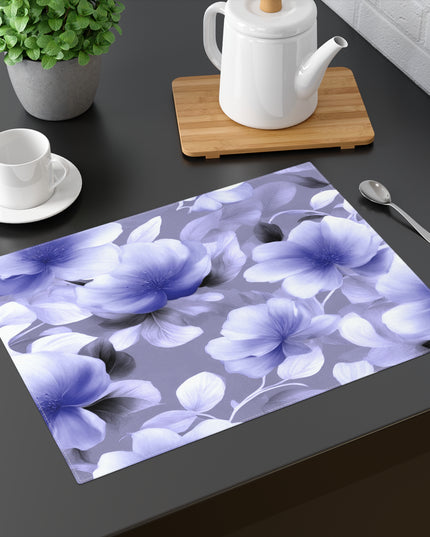 Indigo Blossom Floral Bunch Placemat, 1 pc