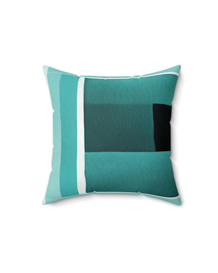 Tif Shadow 14" x 14" Faux Suede Square Pillow