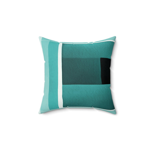 Tif Shadow 14" x 14" Faux Suede Square Pillow