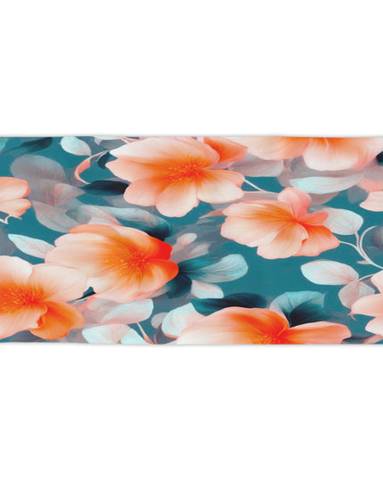Orange Blossom Floral Bunch Beach Towel, 30" x 60"