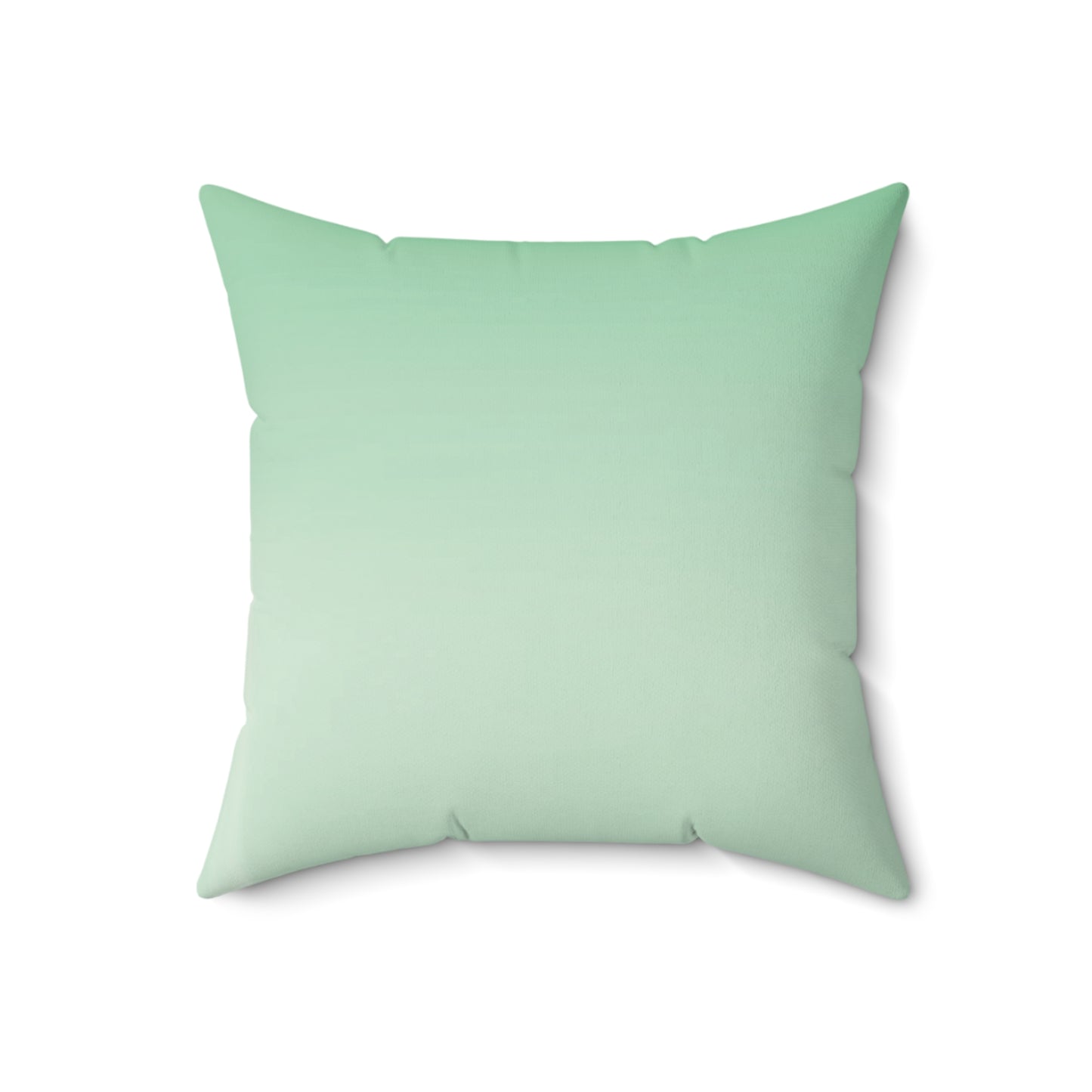 Mint Fade 18" x 18" Faux Suede Square Pillow