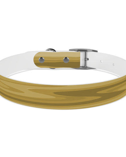 Brown Wavey Large Dog Collar
