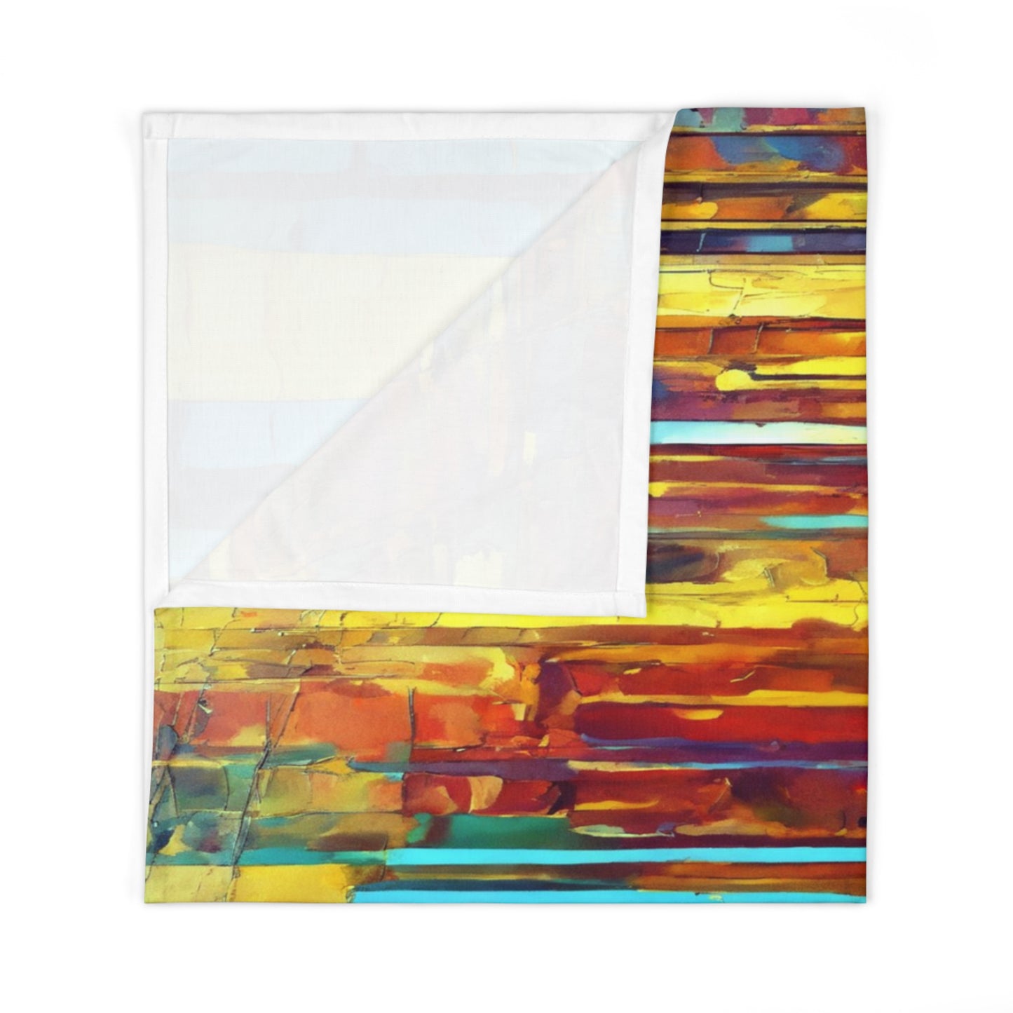 Striped Alpha Baby Swaddle 30″×40″ Blanket