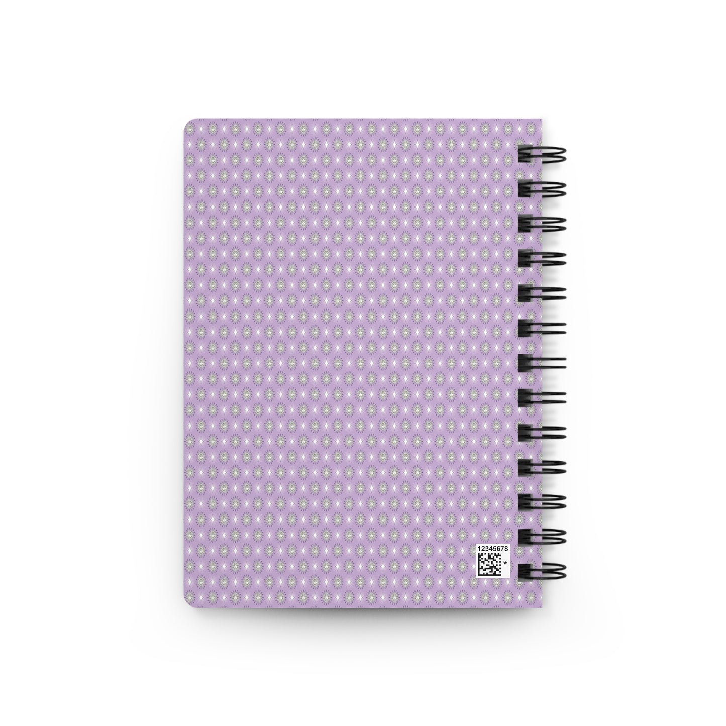 Lavender Star-crossed Bodies Spiral Bound Journal, 5" x 7" 150 pages