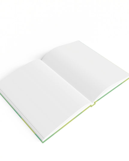 Pastel Green Patches 5" x 7" Journal - 128 Blank pages