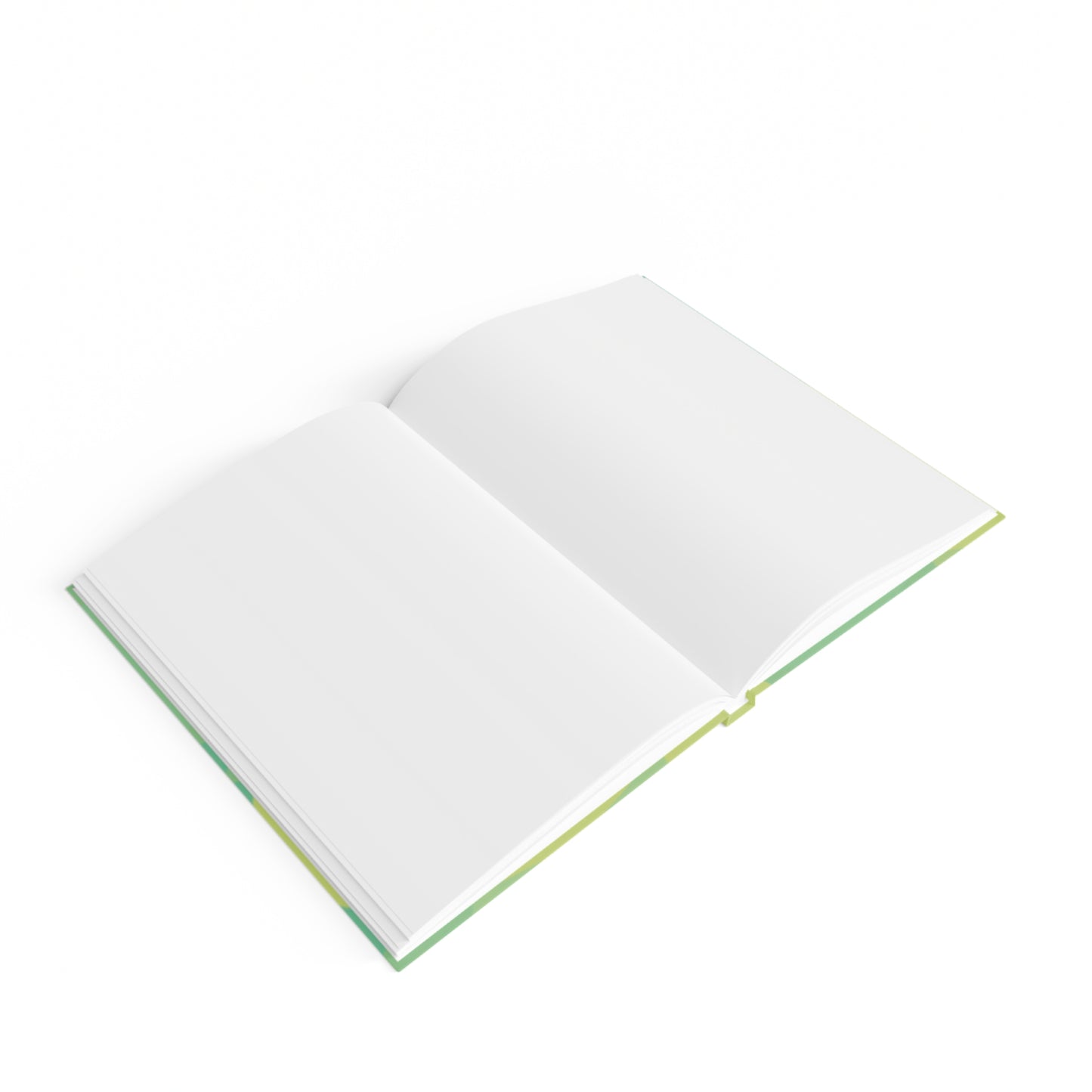 Pastel Green Patches 5" x 7" Journal - 128 Blank pages