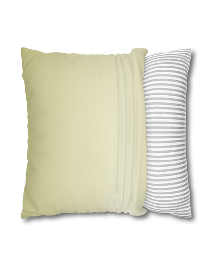 Lemon Fade Spun Polyester Square Pillowcase, 14" x 14"