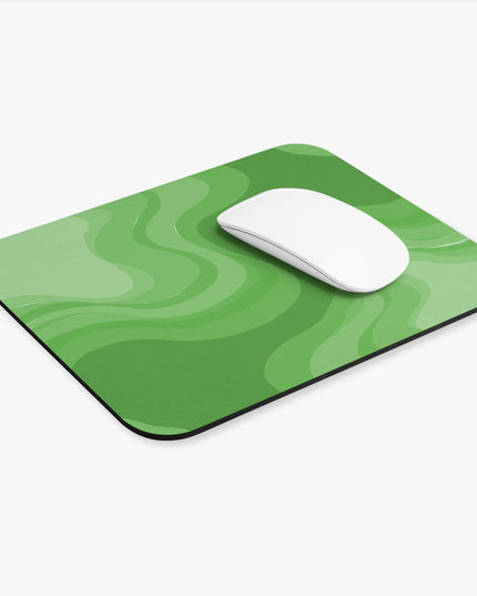 Greenie Meanie Wavey Mouse Pad, 9" x 8" Rectangle
