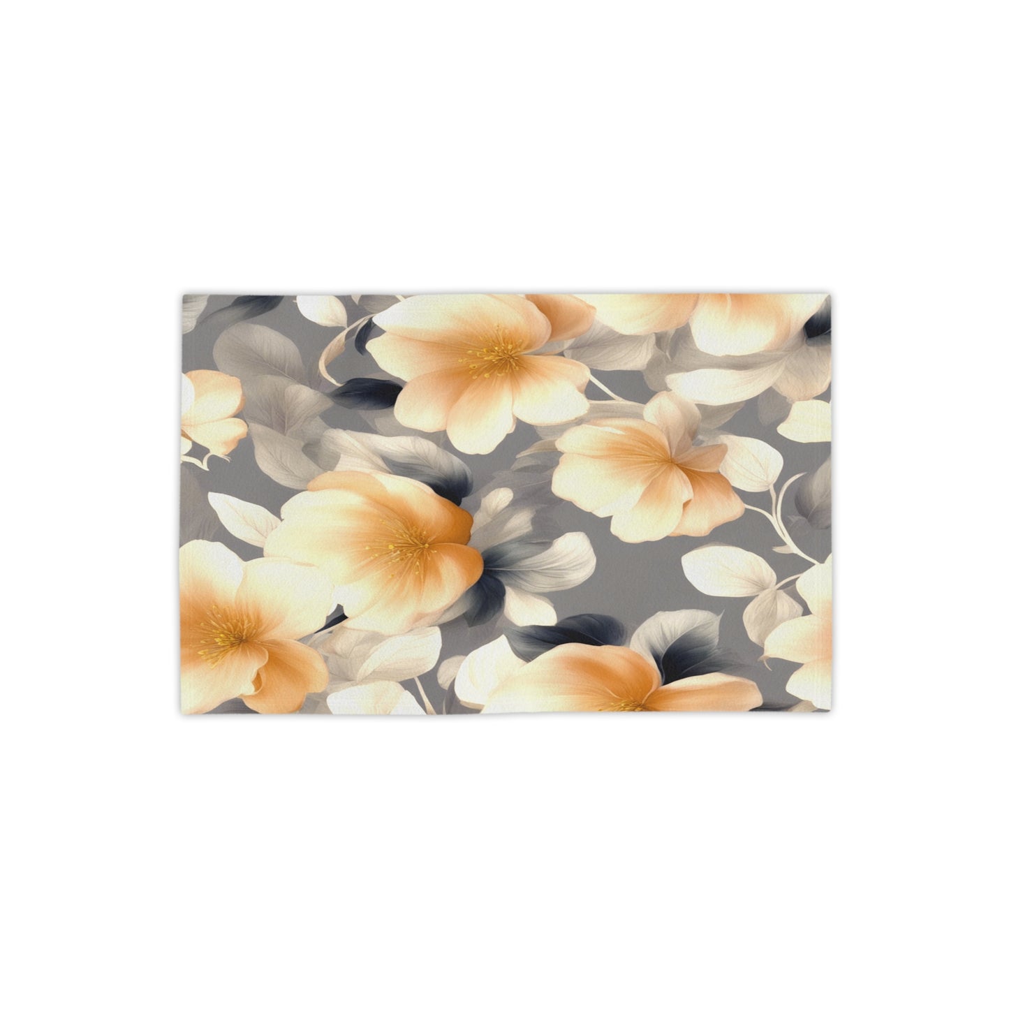 Soft Blossom Floral Bunch Beach Towel, 18" x 27"