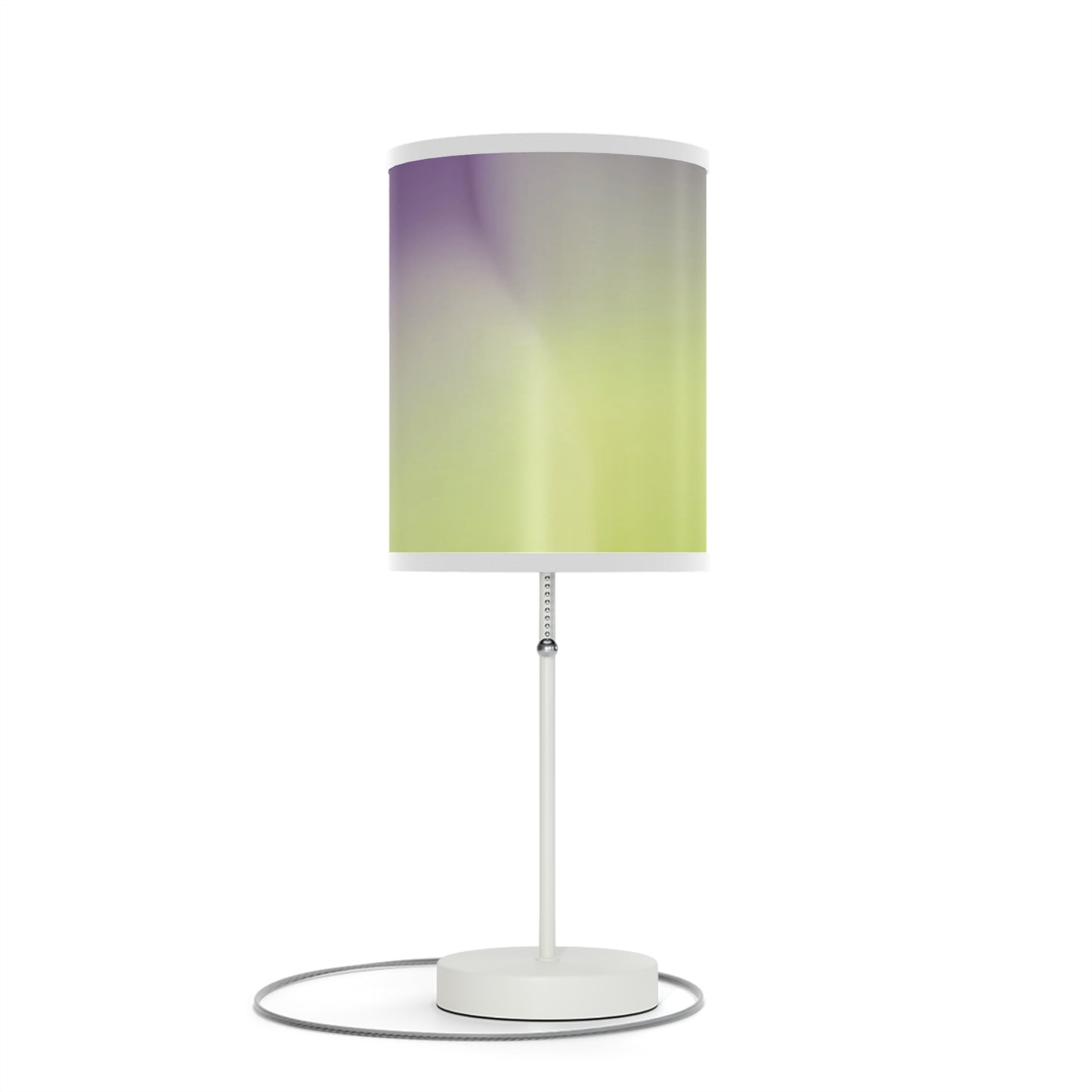 Purple Golden Fade Table Lamp on a White or Silver Stand, US|CA plug