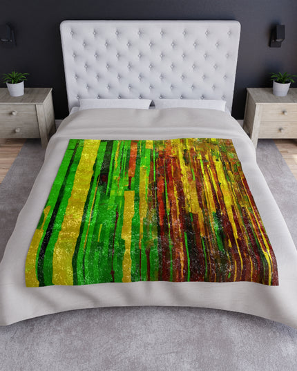Striped Beta 50" x 60" Crushed Velvet Blanket