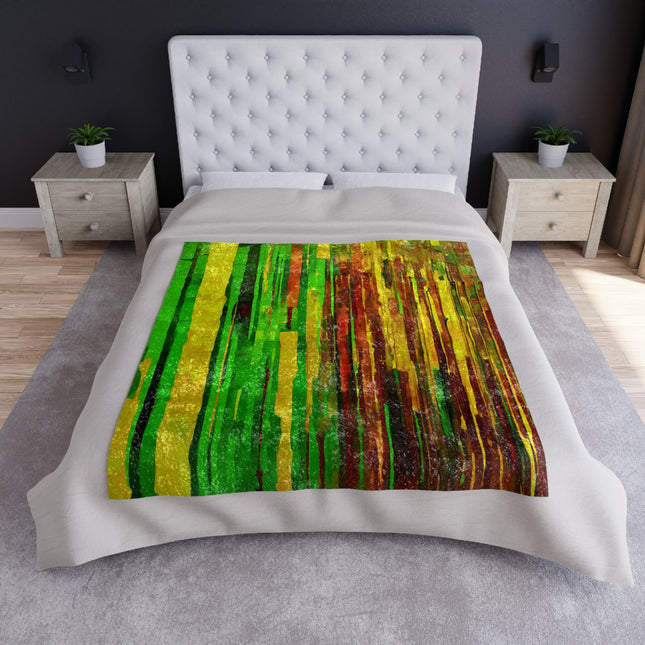 Striped Beta 50" x 60" Crushed Velvet Blanket