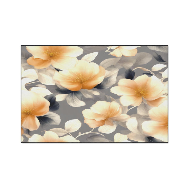 Soft Blossom Floral Bunch Heavy Duty Floor Mat, 48" x 72"