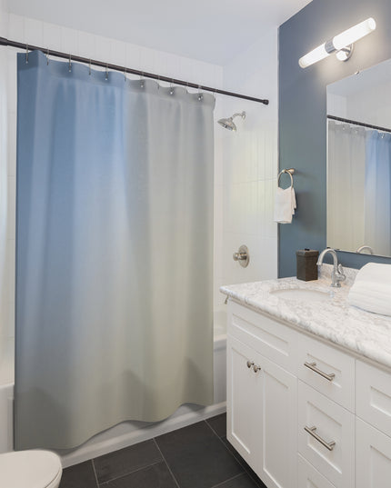 Cobalt Fade Shower Curtains, 71" x 74"