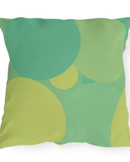 Pastel Green Patches 20" x 20" Outdoor Pillow