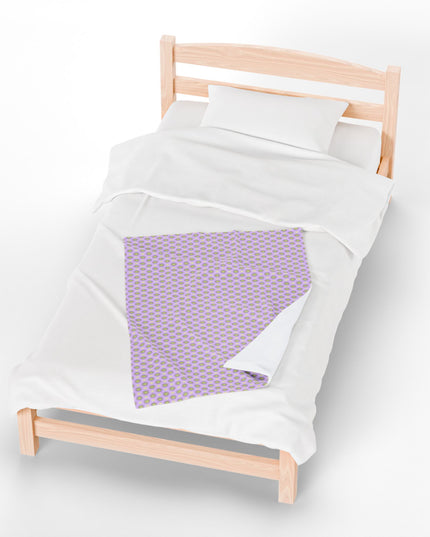 Magenta Star-crossed Bodies Velveteen Plush Blanket, 30" x 40"