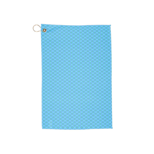 Light Blue Star-crossed Bodies Golf Towel, 16" x 24"