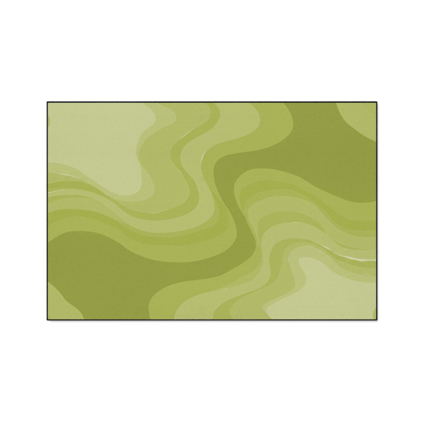 Lemon Wavey 48" x 72" Heavy Duty Floor Mat