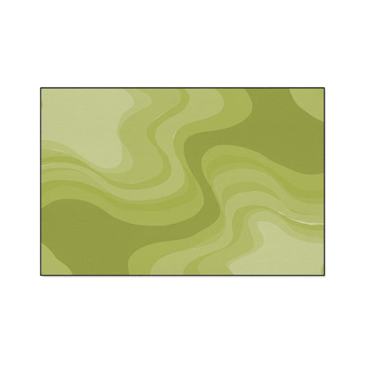 Lemon Wavey 48" x 72" Heavy Duty Floor Mat
