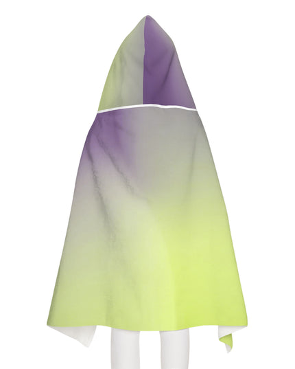 Purple Golden Fade Youth Hooded Towel, 24" x 48"