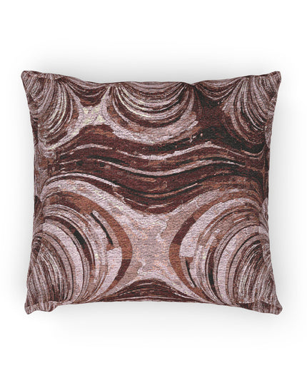 Uzi Spiral Ruby Woven Pillow, 17" x 18"