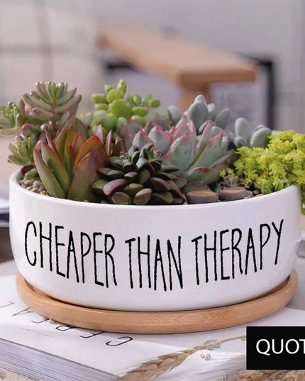 Message in a Planter - 6" Round