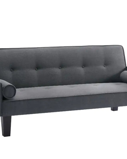 Fabric Sofa, Medieval Love Seat Sofa Furniture, With Pillows, Living Room Button Tufted Sofa, Pull Point Design