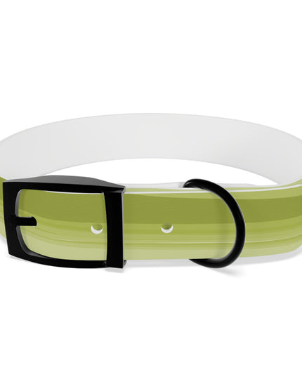 Lemon Wavey Medium Dog Collar
