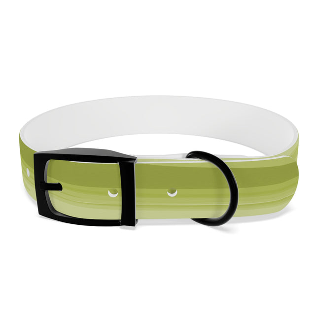 Lemon Wavey Medium Dog Collar