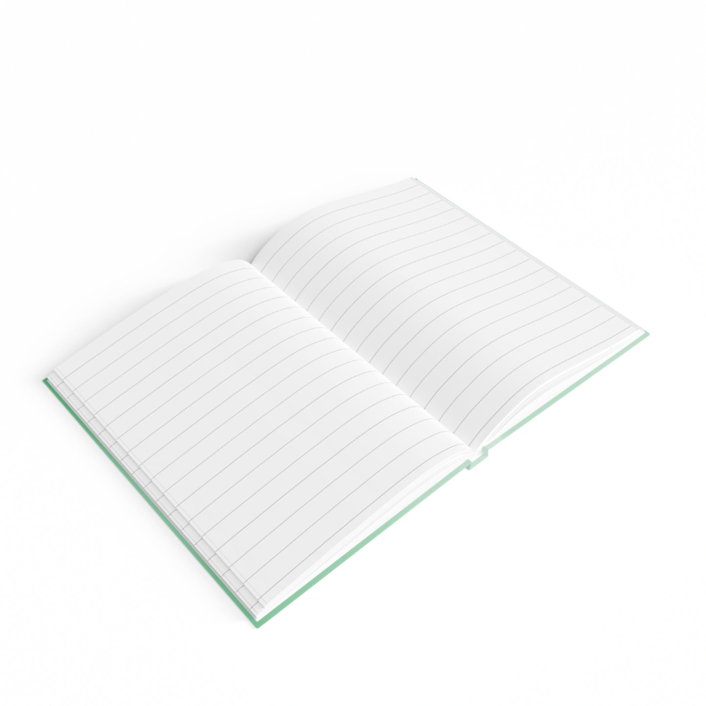 Mint Fade 5" x 7" Journal - 128 Ruled Line pages