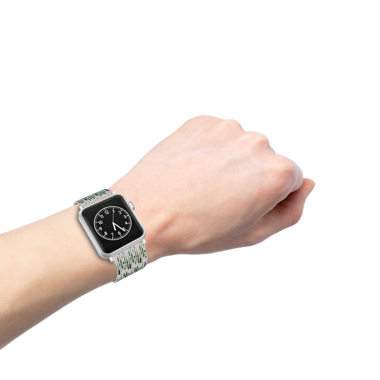 Mini Vintage Green Trees Watch Band for Apple Watch 8x.75/38-40mm/8x.75/42-44mm