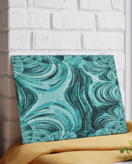 Uzi Spiral Tif 8" x 11" Glass Cutting Board