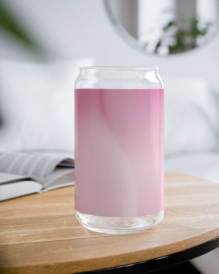 Pink Blush Fade Sipper Glass, 16oz