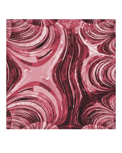 Uzi Spiral Ruby Face Towel, 13" x 13"