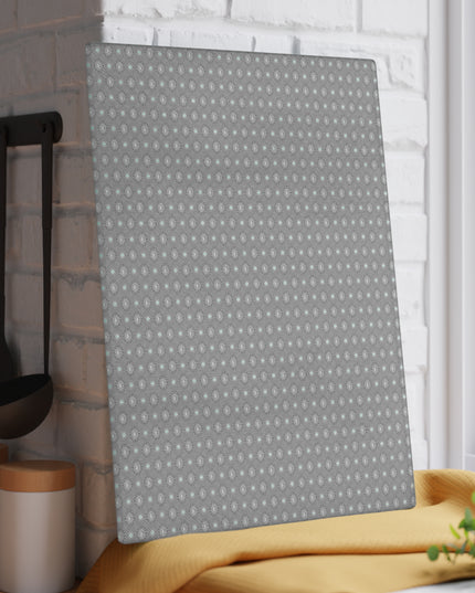 Desaturated Star-crossed Bodies Glass Cutting Board, 11" x 15"