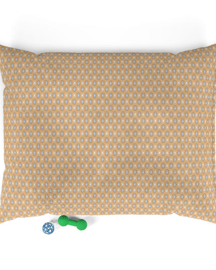 Tan Sunset Star-crossed Bodies Pet Bed, 50" × 40"