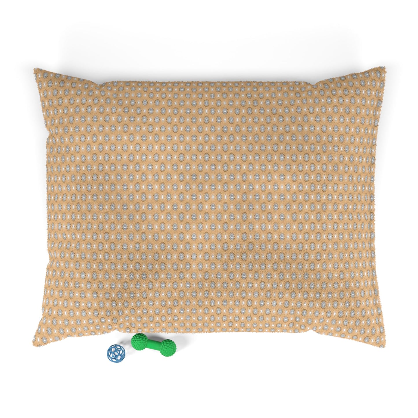 Tan Sunset Star-crossed Bodies Pet Bed, 50" × 40"