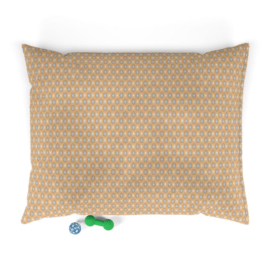Tan Sunset Star-crossed Bodies Pet Bed, 50" × 40"