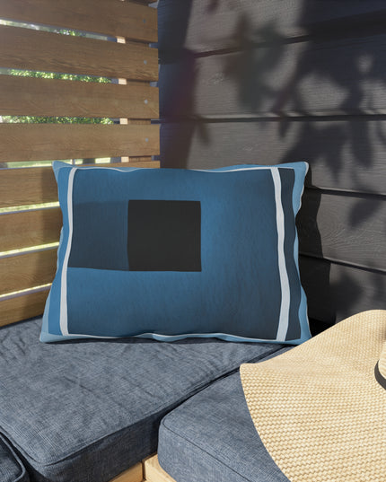 Blue Shadow 20" x 14" Outdoor Pillow