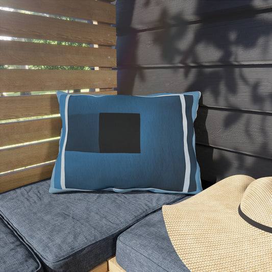 Blue Shadow 20" x 14" Outdoor Pillow