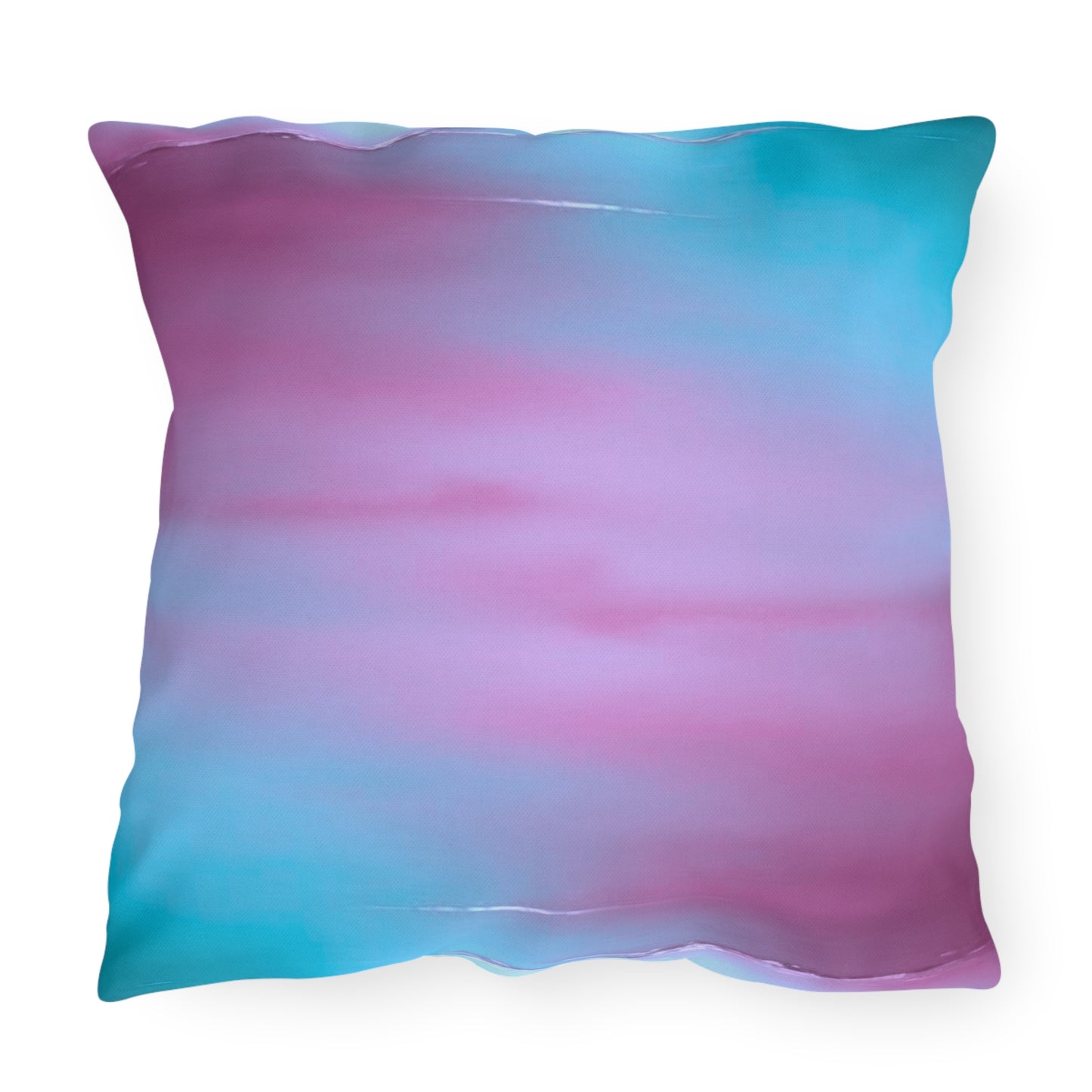 Wine Sea Blue Fog 20" x 20" Outdoor Pillow