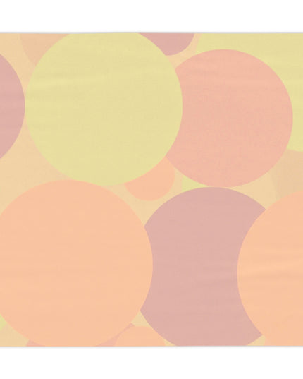 Pastel Hot Peach Patches Tablecloth, 55" x 55"