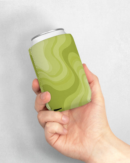 Lemon Wavey 12 oz Can Cooler Sleeve
