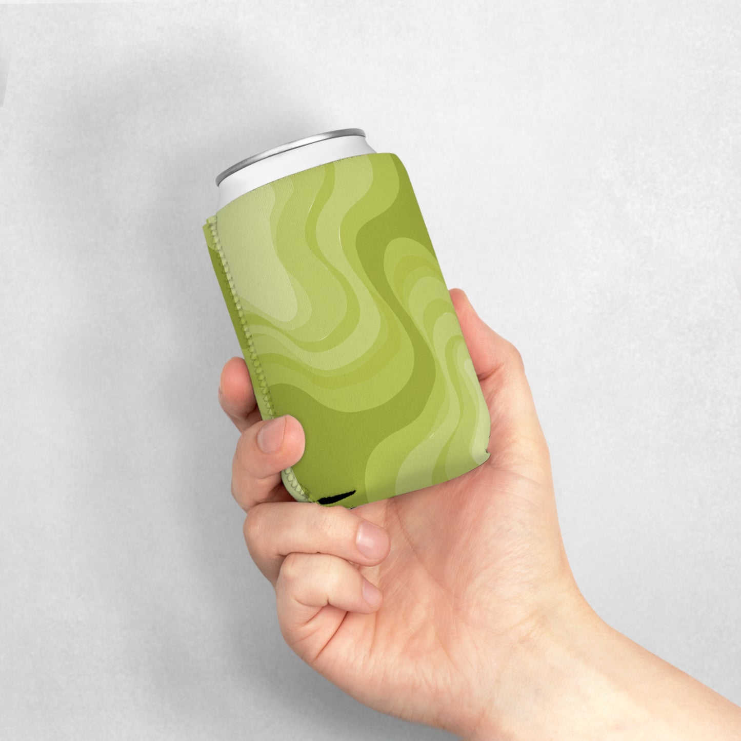 Lemon Wavey 12 oz Can Cooler Sleeve