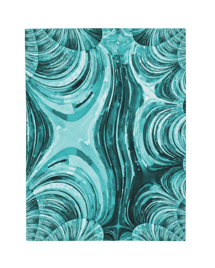 Uzi Spiral Tif Velveteen Plush Blanket, 30" x 40"