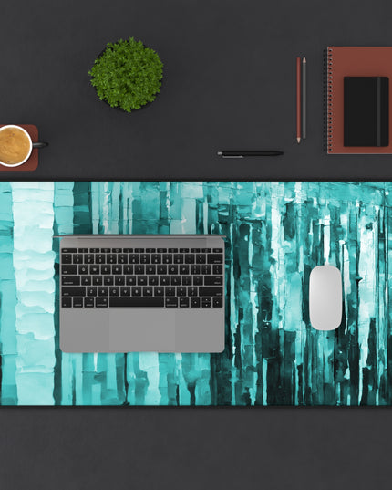 Striped Tif 16" x 32" Desk Mat